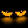 Universal LED Devil Eyes Lights For Car And Motorcycle Headlight Accent 0