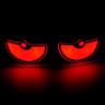 Universal LED Devil Eyes Lights For Car And Motorcycle Headlight Accent 1