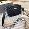 Womens PU Leather Camera Crossbody Bag With Phone Pocket 8