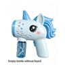 Magical Unicorn Bubble Gun Automatic Bubble Machine For Kids Outdoor Fun 3