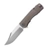 Petrified Fish Victor Pocket Knife With Steel Blade And Micarta Handle 9