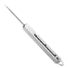 Retractable Titanium Toothpick Keychain Portable Fruit Pick 4