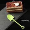 Disposable Creative Shovel Shape Mini Ice Cream Spoons Durable Plastic Dessert  Party Tableware 2