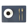 Premium Nordic Double Sided Leather Placemats Waterproof  Heat Insulating Dining Mats 5