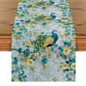 Vintage Peacock Flower Table Runner Elegant Dining Table Decor  Reusable Kitchen Accent 6