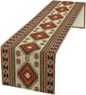Southwestern Aztec Linen Table Runner For Boho Dining Decor 4