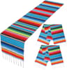 Mexican Serape Table Runner For Fiesta Party Wedding  Birthday Table Decorations 6