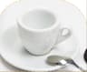 NuovaPoint Thick Wall Professional Espresso Cup  Saucer Set Premium Bone China Demitasse 3