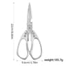 Heavy Duty Kitchen Scissors Stainless Steel Poultry Shears For Chicken Fish And Meat 4