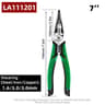 LAOA Multifunction Wire Stripper Wire CuttersLong NoseDiagonal Nose Pliers 7inch Electrician Hand
