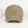 BloomScript Vintage Floral Baseball Cap Adjustable Dad Hat For Casual Travel  Everyday Sun Protecti 0