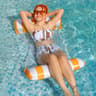 Inflatable Water Hammock Pool Float Recliner Floating Lounge Bed For Adults Pool Relaxation Float 2
