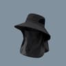 UV Shield Wide Brim Sun Hat Breathable Face Cover Fishing  Hiking Hat 6