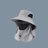 UV Shield Wide Brim Sun Hat Breathable Face Cover Fishing  Hiking Hat 9
