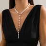 Boho Pearl Tassel Necklace Womens Clavicle Chain Beach Choker Jewelry Gift 7