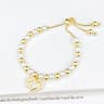 Pearl Chain Heart Pendant Bowknot Zirconia Bracelet Womens Fashion Jewelry Gift 8
