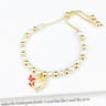 Pearl Chain Heart Pendant Bowknot Zirconia Bracelet Womens Fashion Jewelry Gift 10