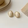 White Geometric Acrylic Stud Earrings For Women OL Style Fashion Jewelry Gift 7