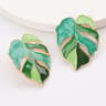 Elegant Hollow Leaf Stud Earrings For Women Minimalist Statement Fashion Jewelry Gift 5