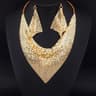 Wild Elegance Leopard Jewelry Set Statement Beaded Necklace  Earrings For Women 7