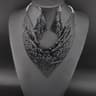 Wild Elegance Leopard Jewelry Set Statement Beaded Necklace  Earrings For Women 8