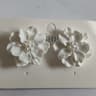 BloomPetal Double Layer Floral Stud Earrings For Women Elegant Acrylic Flower Statement Jewelry 1
