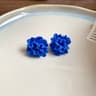 Blooming Petal Statement Earrings Floral Acrylic Stud Earrings For Weddings  Parties 4