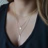 Layered Coin Tassel Bar Necklace For Women Layered Necklace Coin Pendant Necklace Boho Jewelry 6