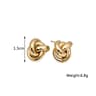 Gold Twist Spiral Stud Earrings For Women Twist Stud Earrings Gold Spiral Earrings Modern Statement 4