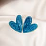 Colorful Heart Stud Earrings Heart Stud Earrings With Graffiti Enamel For Women Party  Everyday Jew 3