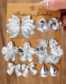 Cute Stud Earrings Set Heart Bow  Flower Lightweight Fashion Earring Set For Women 1