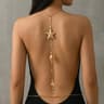 Elegant Back Drop Necklace With Crystal Zircon  Pearl Tassel For Bridal  Backless Dresses 2