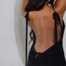 Elegant Back Drop Necklace With Crystal Zircon  Pearl Tassel For Bridal  Backless Dresses 3