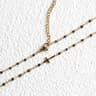 Bohemian Cross Pendant Necklace Gold Plated Stainless Steel Necklace For Women 9