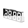 Modern Digital ClockLED Display With DateTemperature Auto Dim FeatureSnooze FunctionDesktop Electro 5