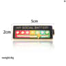 Emotional Expression Brooches 7 Mood Sliding Pins For Women Men Alloy Social Battery Badge For Jack 9