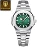 Fashion Square Quartz Watch For Men Waterproof Luminous Date Stainless Steel Business Luxury Wristw 7