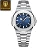 Fashion Square Quartz Watch For Men Waterproof Luminous Date Stainless Steel Business Luxury Wristw 11