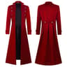 Mens Retro Jacket Victorian Gothic Trench Coat Medieval Long Coat 6