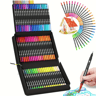 Dual Tip Brush Pens For Coloring Books  Artists  Vibrant Markers Kit 2