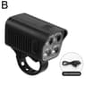 USB Rechargeable Bicycle Horn Light Waterproof Bike Headlight 5