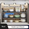 Expandable Under Sink Organizer Adjustable Cabinet Storage Rack 7