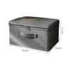 Large Capacity Clothes Storage Bag Foldable Wardrobe Organizer With Zipper 8