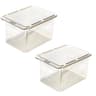 Transparent Bathroom Storage Organizer Pull Out Cotton Swab Holder And Makeup Organizer 6