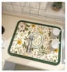 Super Absorbent Large Kitchen Absorbent Mat Antiskid Draining Coffee Dish Drying Mat Quick Dry Bath 13