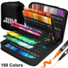 Dual Tip Brush Pens Colors Brush Tip Markers Coloring Markers For Coloring Books Brush Pens Kit 7