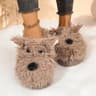 Cartoon Puppy Slippers For Women Winter Warm Fluffy Fur Indoor Mules With Thick Bottom Cozy Plush H 7