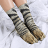 cartoon animal paw novelty socks