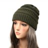 Warm Chunky Knit Beanie Hat For Women Soft Stretch Winter Cap 9