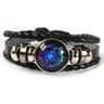 Zodiac Sign Glow Leather Bracelet Personalized Astrology Gift For Daily Style 10